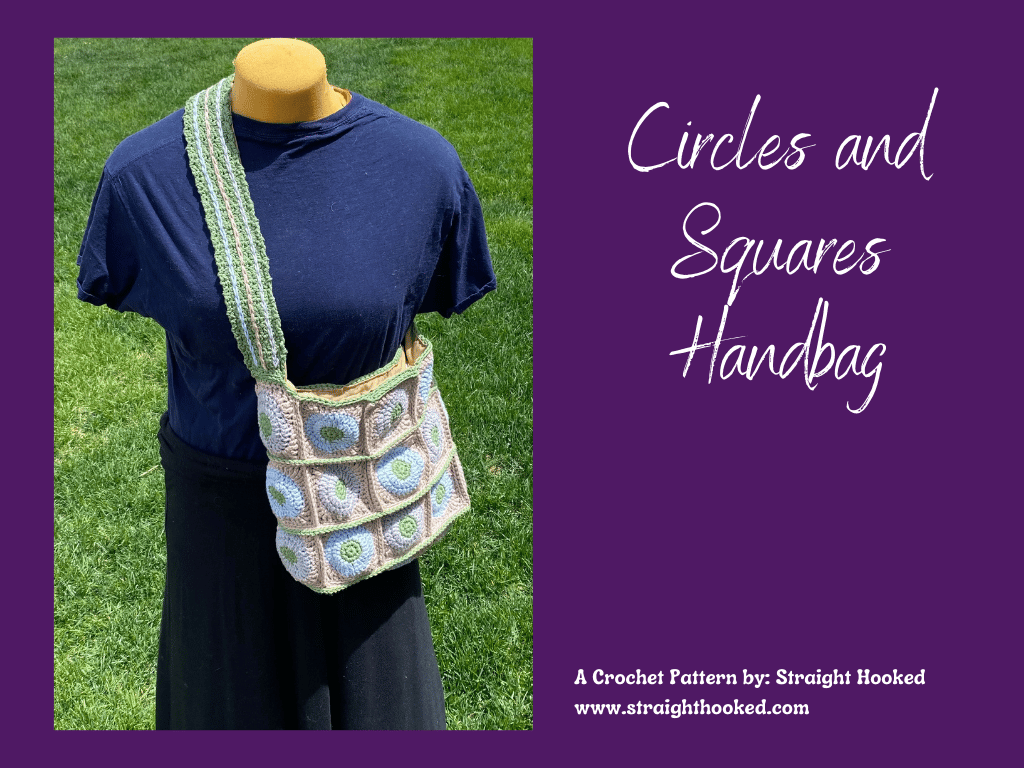 Circles and Squares Handbag crochet pattern